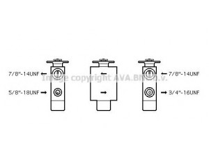 AVA QUALITY COOLING CN1223 išsiplėtimo vožtuvas, oro kondicionavimas 
 Oro kondicionavimas -> Vožtuvai