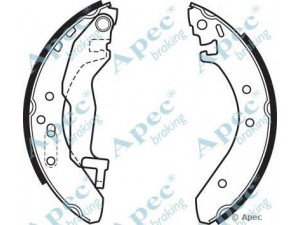 APEC braking SHU468 stabdžių trinkelė 
 Stabdžių sistema -> Būgninis stabdys -> Stabdžių įdėklas/ trinkelė
04431ST3E00, 43015SP8000, GBS90836AF