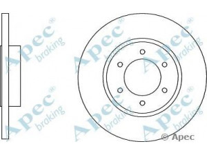APEC braking DSK3075 stabdžių diskas
43206MB60A, 5001871281