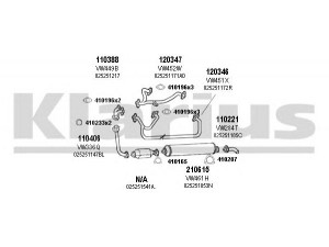 KLARIUS 930684E išmetimo sistema