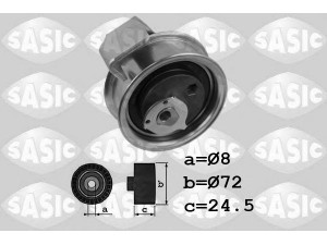 SASIC 1706077 įtempiklio skriemulys, paskirstymo diržas 
 Techninės priežiūros dalys -> Papildomas remontas
06B109243B, 06B109243E, 06B109243B