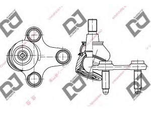 DJ PARTS DB1169 atramos/vairo trauklė 
 Ašies montavimas/vairavimo mechanizmas/ratai -> Sujungimai -> Atramos/vairo trauklė
1K0 407 366 C, 1K0407366C