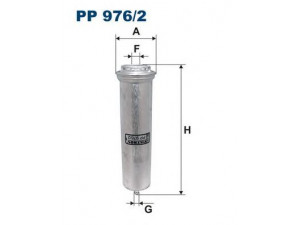 FILTRON PP976/2 kuro filtras 
 Techninės priežiūros dalys -> Papildomas remontas
13327811227, 13327811401