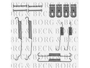 BORG & BECK BBK6309 priedų komplektas, diskinių stabdžių trinkelės 
 Stabdžių sistema -> Diskinis stabdys -> Stabdžių dalys/priedai