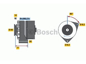 BOSCH 0 986 030 850 kintamosios srovės generatorius 
 Elektros įranga -> Kint. sr. generatorius/dalys -> Kintamosios srovės generatorius
1204018, 1204112, 1204120, 1204165