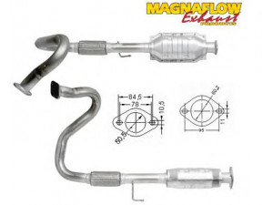MAGNAFLOW 85877D katalizatoriaus keitiklis 
 Išmetimo sistema -> Katalizatoriaus keitiklis
855174