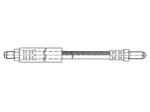 CEF 510068 stabdžių žarnelė 
 Stabdžių sistema -> Stabdžių žarnelės
1613337, 1613346, 6095650, 83BB2078AC