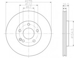 HELLA 8DD 355 106-921 stabdžių diskas 
 Dviratė transporto priemonės -> Stabdžių sistema -> Stabdžių diskai / priedai
1684210612, 168421061264, A1684210612