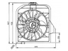 NRF 47032 ventiliatorius, radiatoriaus 
 Aušinimo sistema -> Oro aušinimas
4809170AC, 4809170AE, 4809170AF