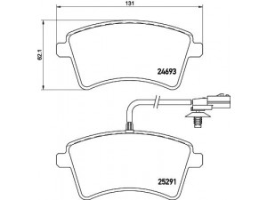 HELLA PAGID 8DB 355 016-241 stabdžių trinkelių rinkinys, diskinis stabdys 
 Techninės priežiūros dalys -> Papildomas remontas
410605649R