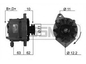 MESSMER 210193 kintamosios srovės generatorius 
 Elektros įranga -> Kint. sr. generatorius/dalys -> Kintamosios srovės generatorius
5991720, 5991721, 5999520, 77512410