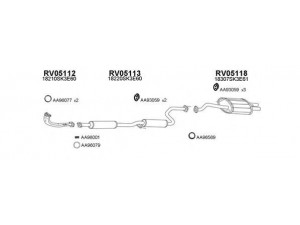 VENEPORTE 330039 išmetimo sistema