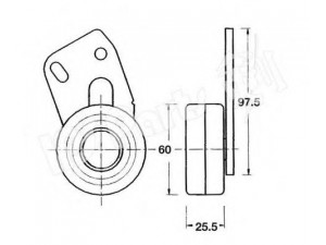 IPS Parts ITB-6408 įtempiklis, paskirstymo diržas
14510-689-003