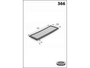 MECAFILTER ELP9126 oro filtras 
 Filtrai -> Oro filtras
13717568728, 1444TT, 1444TT, 13717568728