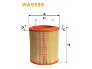 WIX FILTERS WA9566 oro filtras 
 Filtrai -> Oro filtras
55183562, 55183562