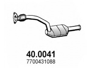 ASSO 40.0041 katalizatoriaus keitiklis 
 Išmetimo sistema -> Katalizatoriaus keitiklis
7700431088, 8200165653
