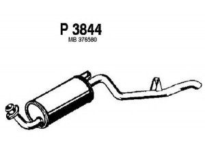 FENNO P3844 galinis duslintuvas 
 Išmetimo sistema -> Duslintuvas
MB376580, MB577361
