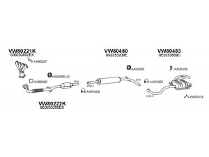 VENEPORTE 800562 išmetimo sistema 
 Išmetimo sistema -> Išmetimo sistema, visa