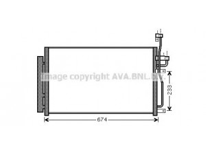 AVA QUALITY COOLING OL5433 kondensatorius, oro kondicionierius
