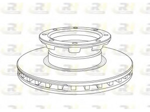 ROADHOUSE NSX1057.20 stabdžių diskas 
 Dviratė transporto priemonės -> Stabdžių sistema -> Stabdžių diskai / priedai
9704230312, 9704230412, 9704230612