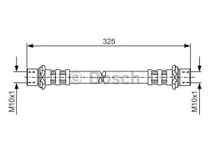 BOSCH 1 987 476 205 stabdžių žarnelė 
 Stabdžių sistema -> Stabdžių žarnelės
90947 02780