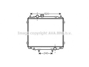 AVA QUALITY COOLING HY2145 radiatorius, variklio aušinimas 
 Aušinimo sistema -> Radiatorius/alyvos aušintuvas -> Radiatorius/dalys
25310H1310, 25310H1410