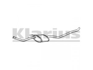 KLARIUS VL376M vidurinis duslintuvas 
 Išmetimo sistema -> Duslintuvas
852190, 90183289, 852190, 90183289