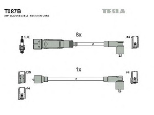 TESLA T087B uždegimo laido komplektas 
 Kibirkšties / kaitinamasis uždegimas -> Uždegimo laidai/jungtys
1161500118