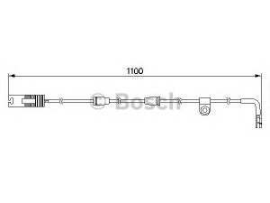 BOSCH 1 987 474 942 įspėjimo kontaktas, stabdžių trinkelių susidėvėjimas 
 Stabdžių sistema -> Susidėvėjimo indikatorius, stabdžių trinkelės
34 35 1 163 207