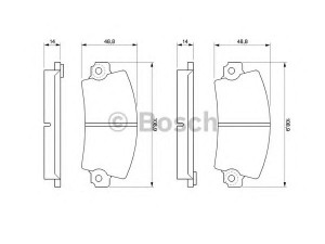 BOSCH 0 986 461 396 stabdžių trinkelių rinkinys, diskinis stabdys 
 Techninės priežiūros dalys -> Papildomas remontas
4320271, 792999, 4248 64, 4248 87