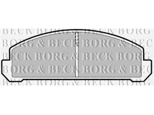 BORG & BECK BBP1289 stabdžių trinkelių rinkinys, diskinis stabdys 
 Techninės priežiūros dalys -> Papildomas remontas
852349230A, 853233725A, 853249230A