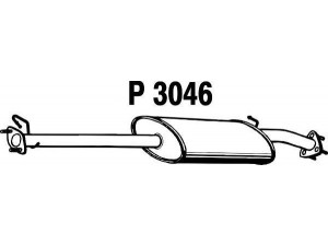 FENNO P3046 vidurinis duslintuvas
WCE500500