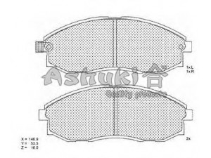 ASHUKI Y029-30 stabdžių trinkelių rinkinys, diskinis stabdys 
 Techninės priežiūros dalys -> Papildomas remontas
0 986 424 670/BOSCH, 2353601/TEXTAR