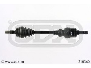 CDX 210360 kardaninis velenas 
 Ratų pavara -> Kardaninis velenas
32726W, 32729L, 32726W, 32729L