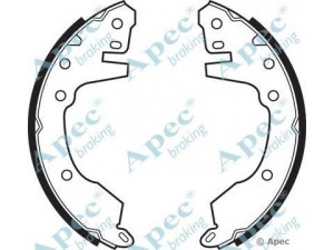 APEC braking SHU454 stabdžių trinkelė 
 Stabdžių sistema -> Būgninis stabdys -> Stabdžių įdėklas/ trinkelė
