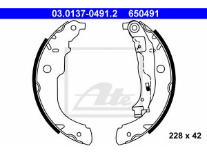 ATE 03.0137-0491.2 stabdžių trinkelių komplektas 
 Techninės priežiūros dalys -> Papildomas remontas
4241 N3