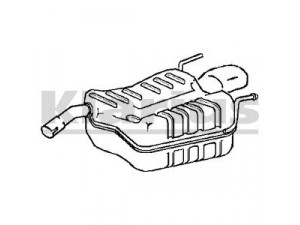 KLARIUS 210931 galinis duslintuvas 
 Išmetimo sistema -> Duslintuvas
5852315, 13156929, 13156929, 5852315