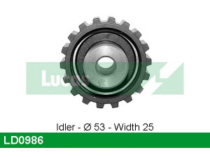 LUCAS ENGINE DRIVE LD0986 įtempiklio skriemulys, paskirstymo diržas
13073-AA000