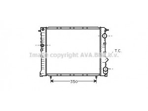 AVA QUALITY COOLING RT2005 radiatorius, variklio aušinimas 
 Aušinimo sistema -> Radiatorius/alyvos aušintuvas -> Radiatorius/dalys
7700784035, 7700811808