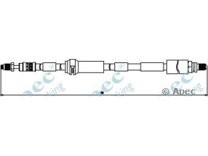 APEC braking HOS3847 stabdžių žarnelė 
 Stabdžių sistema -> Stabdžių žarnelės
1303845, 1315749, 1477378, 3S512078DA