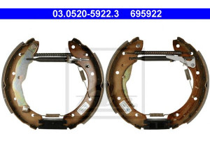 ATE 03.0520-5922.3 stabdžių trinkelių komplektas 
 Techninės priežiūros dalys -> Papildomas remontas
77 01 205 819