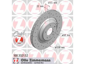 ZIMMERMANN 100.3321.52 stabdžių diskas 
 Dviratė transporto priemonės -> Stabdžių sistema -> Stabdžių diskai / priedai
4F0 615 601 F