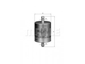 KNECHT KL 145 kuro filtras 
 Techninės priežiūros dalys -> Papildomas remontas
13 32 1 461 265, 16 14 2 325 859