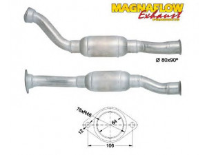 MAGNAFLOW 86044D katalizatoriaus keitiklis 
 Išmetimo sistema -> Katalizatoriaus keitiklis
1705J3, 1705J4