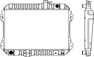 SAKURA  Automotive 1461-0221A radiatorius, variklio aušinimas