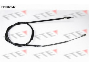 FTE FBS02047 trosas, stovėjimo stabdys 
 Stabdžių sistema -> Valdymo svirtys/trosai
281 609 702, 281 609 702 B, 281 609 702 C