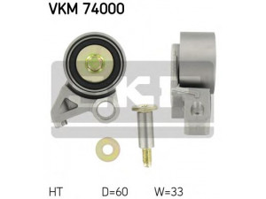 SKF VKM 74000 įtempiklio skriemulys, paskirstymo diržas 
 Techninės priežiūros dalys -> Papildomas remontas
3395997, 3894197, 3994039, KL02 12 750