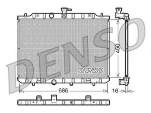 DENSO DRM46009 radiatorius, variklio aušinimas 
 Aušinimo sistema -> Radiatorius/alyvos aušintuvas -> Radiatorius/dalys
21400JG40A