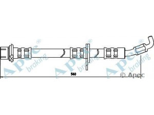 APEC braking HOS3076 stabdžių žarnelė 
 Stabdžių sistema -> Stabdžių žarnelės
9008094015, 9094702742, 9094702821