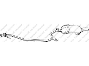 BOSAL 292-187 galinis duslintuvas 
 Išmetimo sistema -> Duslintuvas
28700-23110, 28700-23111, 28700-23150
